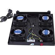 Resim Ulusal 4'lü Analog Termostatlı Fan 