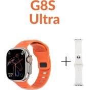 Resim Gri Renkli Ultra Akıllı Saat, Yeni Nesil Çok Fonksiyonlu Takip Cihazı 