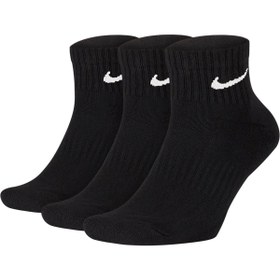 Resim Nike Everyday Cushioned Erkek Siyah 3Lü Çorap SX7667-010 