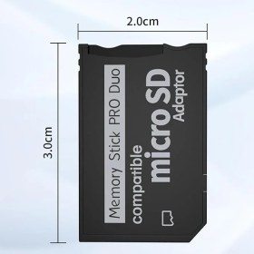 Resim Stick Pro Duo To Micro Sd Kart Adaptör – Psp 1000/2000/3000 Uyumlu – Dönüştürücü Adaptör 