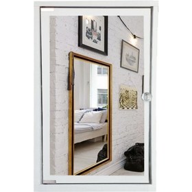 Resim First Mobilya Gül Çok Amaçlı Aynalı Takı Dolabı 