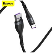 Resim Baseus Zinc Safe Manyetik Usb Kablo Şarj Usb Type C Başlık 5.0A 1Metre Baseus