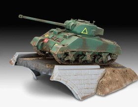 Resim Revell 1:76 Maket Sherman Firefly Diorama Model Kit 03299 