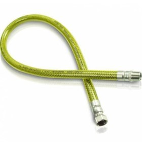 Resim GFS GAS FLEX Doğalgaz Flex Bağlantı Hortumu Gaz Flexi Soba Fırın Ocak 50cm 