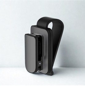 Resim Polham Premium Mandallı Klipsli Araç İçi Gözlük Tutucu, Güneşlik Uyumlu Çerçeve Korumalı Süngerli Tutucu 