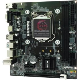 Resim Afox IH110D4-MA2-V4 2xddr4 Vga+Hdmı 1xglan 1x M.2 Nvme Gen3 1151PIN Anakart 