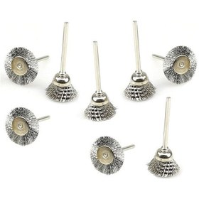 Resim Gravür 37Mm Çelik Tel Fırça Seti 8 Adet Uç Seti Vız Vız Makine 
