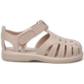Resim İgora S10271-100 Tobby Solıd Bebek Çocuk Sandalet Krem 