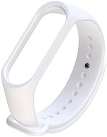Resim Gpack Xiaomi Mi Band 4 ile Uyumlu Silikon Kordon, Beyaz 