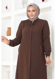 Resim Biye Detaylı Mahzen Ferace Kahve 