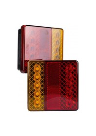 Resim Opencart Römork Tailight Ara Ve Cıvata Delik Adaptörü - 70mm İla 46mm Cıvata Aralığı Sadece Plastik Aparattır 