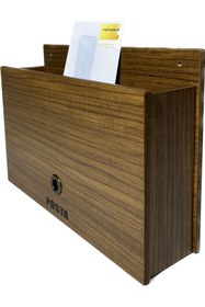 Resim Mimoza Ahşap Posta Kutusu 