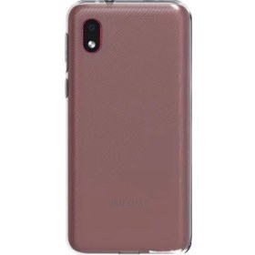 Resim Samsung Galaxy A01 Core Süper Silikon Şeffaf Koruma Şeffaf Kılıf 