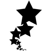 Resim Yıldızlar Seti Yapışkan Arma Araç&motor&dekor 10 X 15 Cm 