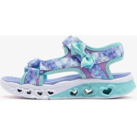 Resim Skechers Flutter Hearts Sandal-Blurry Love Büyük Kız Çocuk Lavanta/Açik Mavi Işıklı Sandalet 303110L Lvaq 
