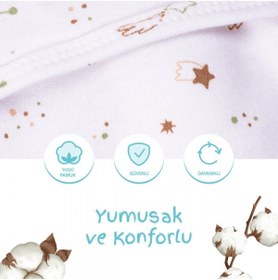 Resim Sevi Bebe 0 -3 AY Desenli Kundak %100 Pamuk - YENİ 
