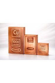 Resim W-Design 3 adet Külçe Saf Bakır 1000 Gr+750 Gr+500 Gr 