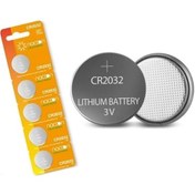 Resim Naccon Cr 2032 3 V 5Li Anakart Bios Hesap Makinesi Pili 