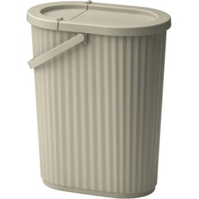 Resim Gri Damang Çöp Kutusu, Şık ve Kullanışlı Ev Veya Ofis Depolama Çözümü 