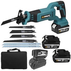 Resim Stilmax TKT4810T 48V Samsung Çift Akülü Tilki Kuyruğu Testere + 7 Bıçak 