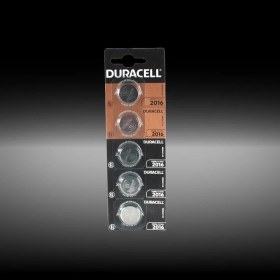 Resim Duracell CR2016 Özel Lityum Düğme Pil 3V 5'li Paket 