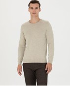 Resim Pierre Cardin Erkek Kum Melanj Triko Kazak 50270179-vr123 Kum Melanj 