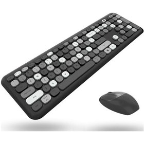 Resim Büro Ev Ofis Bilgisayarı İçin Sevimli Siyah Klavye Mouse Seti Diğer 