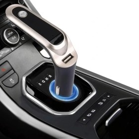 Resim Cars7 Bluetooth Hafıza Kart Girişli 4.0 Araç Kiti Çakmaklık Mp3 Fm Transmitter ( Lisinya ) 