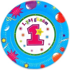 Resim Kullan At Karton Tabak 1 Yaş Günüm 10 Adet 