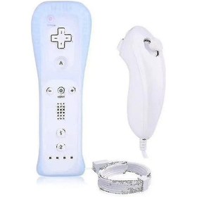 Resim Wii Ve Wii U Konsolu İçin Beyaz Wii Uzaktan Kumandası 