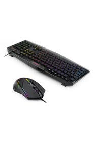 Resim REDRAGON S101-5 Oyuncu RGB Klavye + Mouse K503RGB + M601RGB 