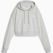 Resim CLASSICS Kadın Crop Kapüşonlu Sweatshirt 