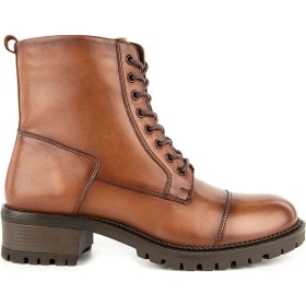 Resim Muya Alpina 6 Nokta Anatomik Taban Topuk Dikeni Hakiki Deri Kadın Bot Taba 