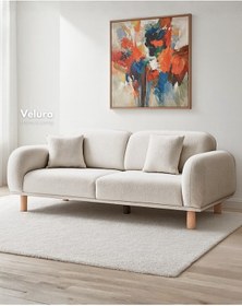 Resim Lara Üçlü Koltuk & 3 ' Lü Kanepe - Krem Krem 