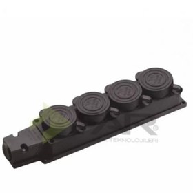 Resim FAR (F288) 4'LÜ KAUÇUK MONOFAZE GRUP PRİZ 