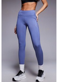 Resim Nike Swift Dri Fit High Rise 7/8 Running Leggings With Pockets Kadın 3 Cepli Antrenman Koşu Taytı Mavi Hj2252-499 