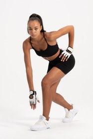 Resim iolafashion Hava Alan Yüksek Bel Dikişsiz (SEAMLESS) Biker Bisiklet Şort 