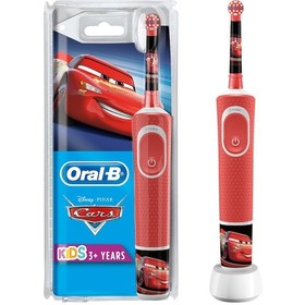 Resim Oral-B Çocuklar İçin Şarj Edilebilir Diş Fırçası D100 Cars Özel Seri 