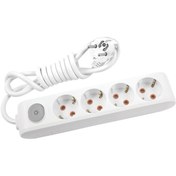 Resim VİKO Multi-let 4'lü Anahtarlı Topraklı Çocuk K.grup Priz -3 Metre 