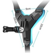 Resim Go Pro Aksiyon Kamera Motorsiklet Kask Alt Çene Bağlantı Aparatı Çok Renkli 