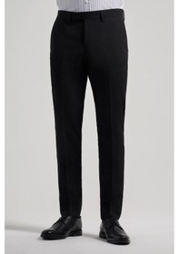 Resim İmza Siyah Esnek Yandan Cepli Slim Fit Classic Pantolon 1003250106 Siyah 
