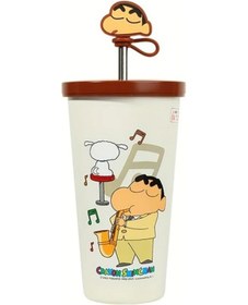 Resim Willowhaven Kahve Rengi Minimalist 316 Paslanmaz Çelik Termos Matara Sevimli Karakter Tasarımı 