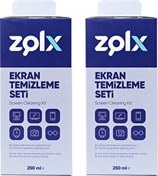 Resim Zolx 250 ML 2 Adet Ekran Temizleme Solüsyonu - Mikrofiber Bez 