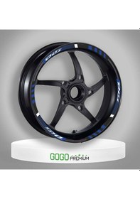 Resim Reflektör Mavi Dio 1 Set Jant Şeridi Çok Renkli 