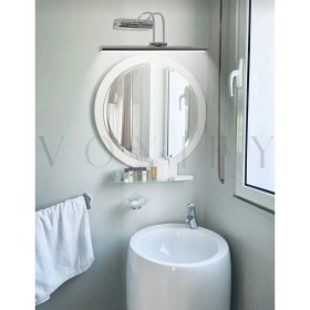Resim Özbience Krom Kasa Kuğu LED Aplik Banyo ve Salon Aydınlatması 