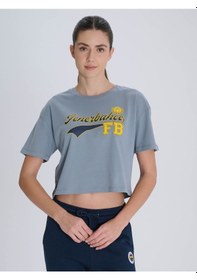 Resim Kadın Kolej Fenerbahçe Tshırt Grı 