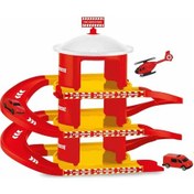 Resim Maxx Wheels 3 Katlı Otopark Garaj Seti 35351 İtfaiye Açık Gri 