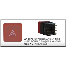 Resim Dortlu Flasor Anahtari Dogan Slx 93..97 Kirmizi 504628585 