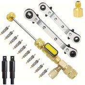 Resim Dashanshop Set 1 Spool Remover Kurma Aleti Ve Hvac Servis Anahtarı Seti 10 Spool 