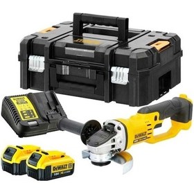Resim Dewalt DCG412M2-QW 18 V 4 Ah 125 MM Li-Ion Çift Akülü Avuç Taşlama 